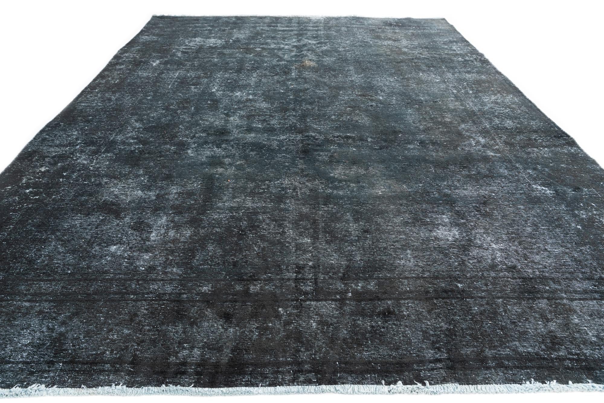 8' 10 x 12' 10 Hand Knotted Ultra Vintage Persian Wool Rug