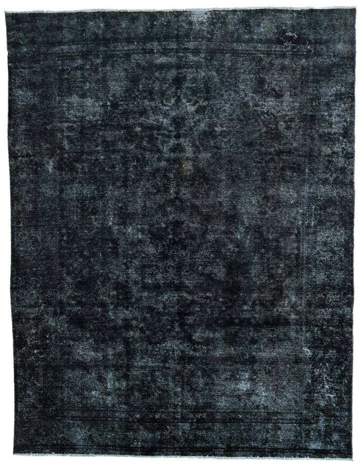 Detail image of 8' 10 x 12' 10 Hand Knotted Ultra Vintage Persian Wool Rug