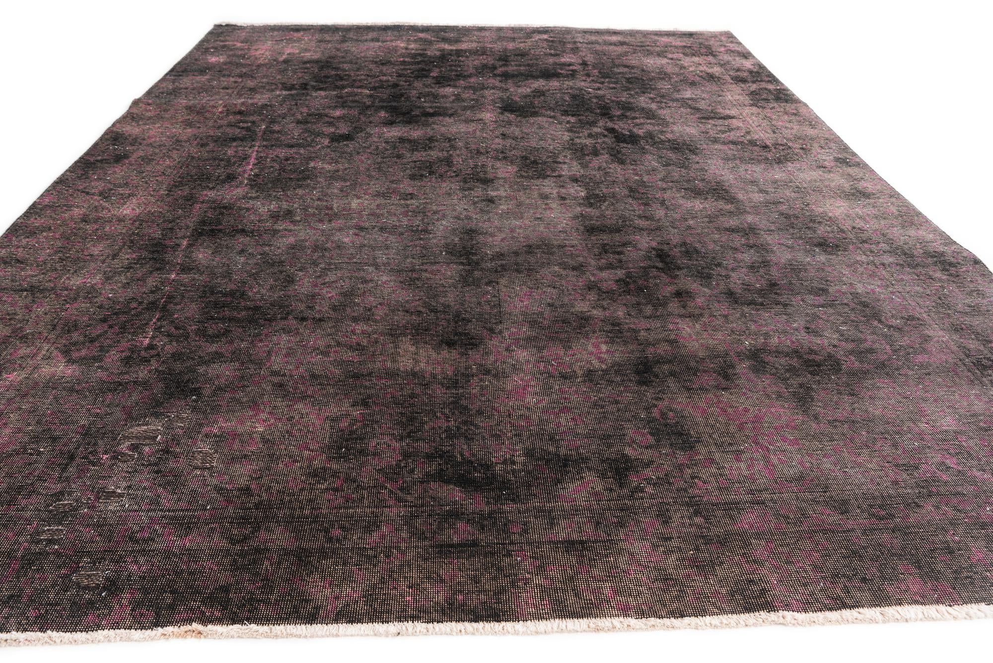 8' 8 x 12' 1 Hand Knotted Ultra Vintage Persian Wool Rug