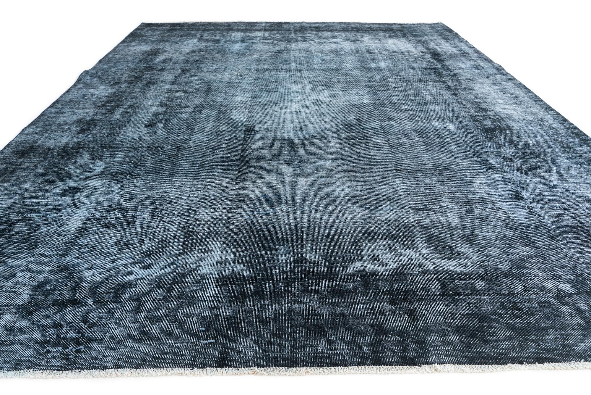 9' 5 x 12' 4 Hand Knotted Ultra Vintage Persian Wool Rug