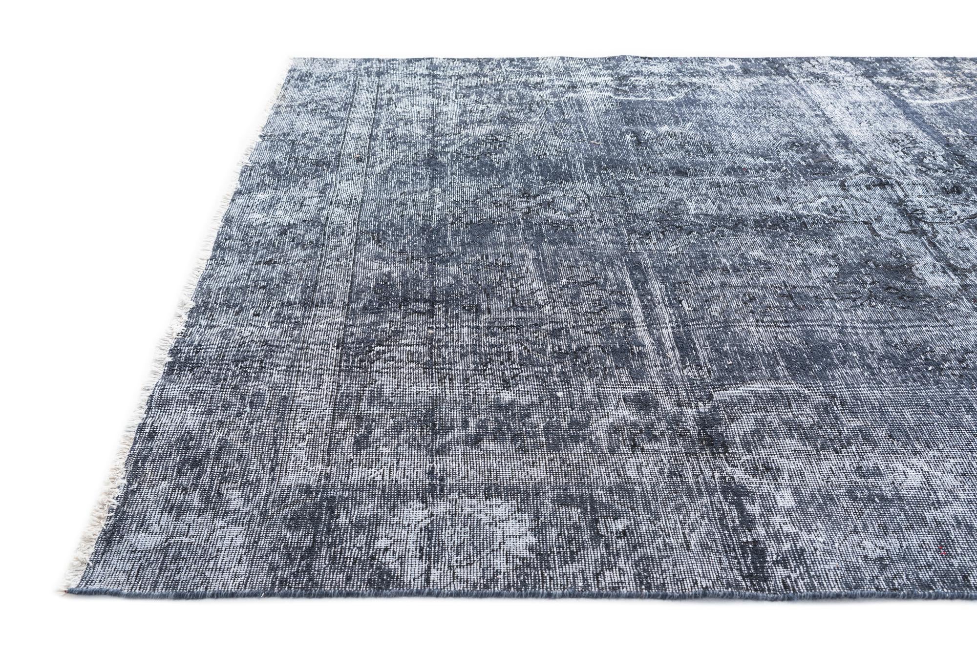 7' 4 x 10' 1 Hand Knotted Ultra Vintage Persian Wool Rug