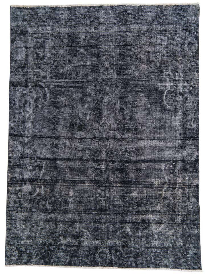 7' 4 x 10' 1 Hand Knotted Ultra Vintage Persian Wool Rug