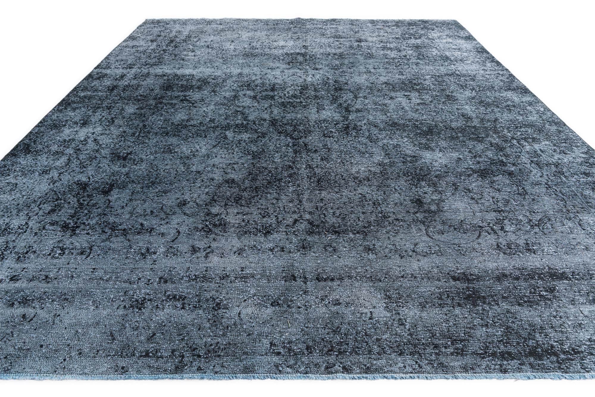 8' 10 x 12' 2 Hand Knotted Ultra Vintage Persian Wool Rug