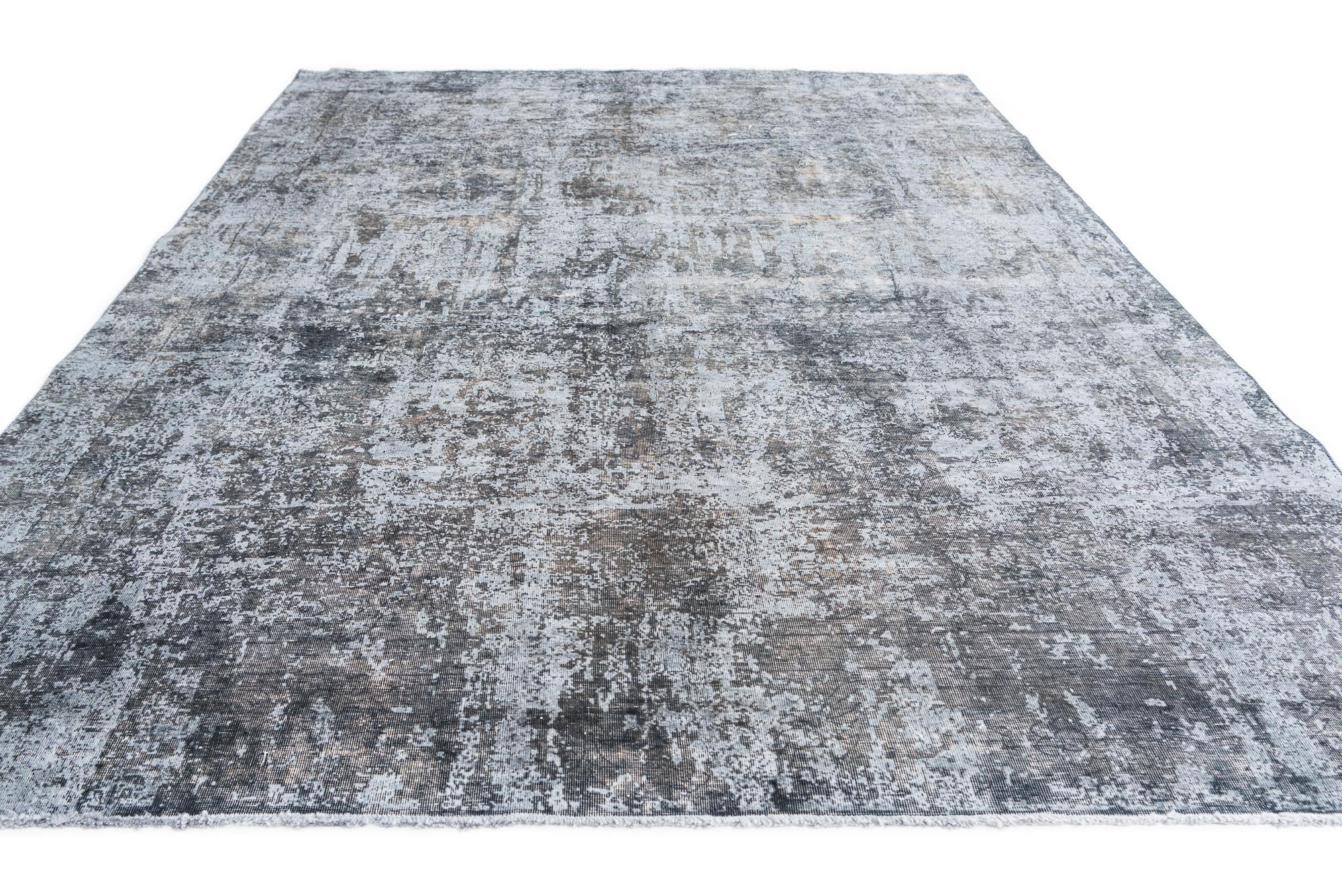 7' x 9' 10 Hand Knotted Ultra Vintage Persian Wool Rug