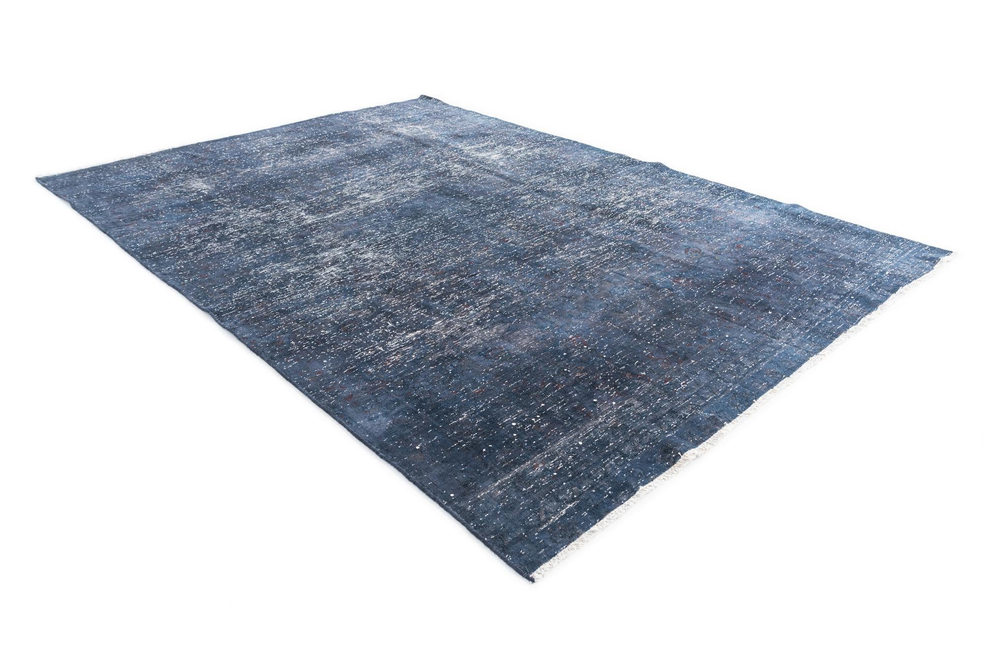 6' 7 x 9' 3 Hand Knotted Ultra Vintage Persian Wool Rug