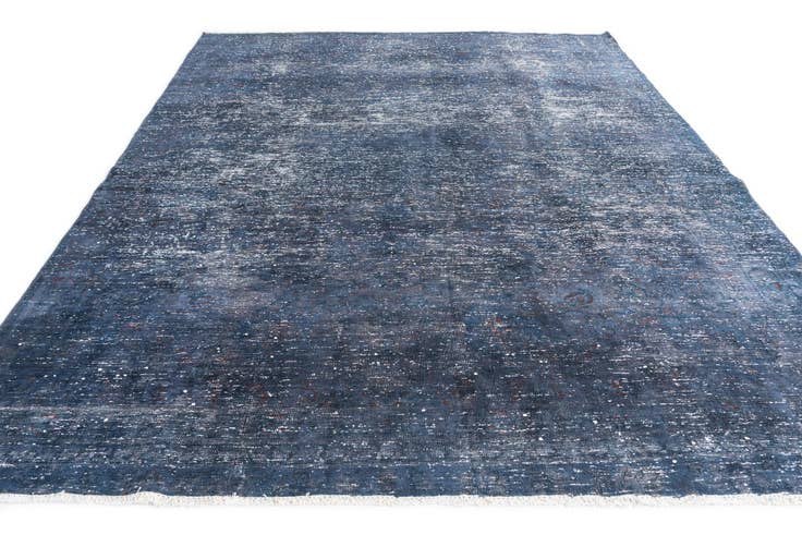 Detail image of 6' 7 x 9' 3 Hand Knotted Ultra Vintage Persian Wool Rug