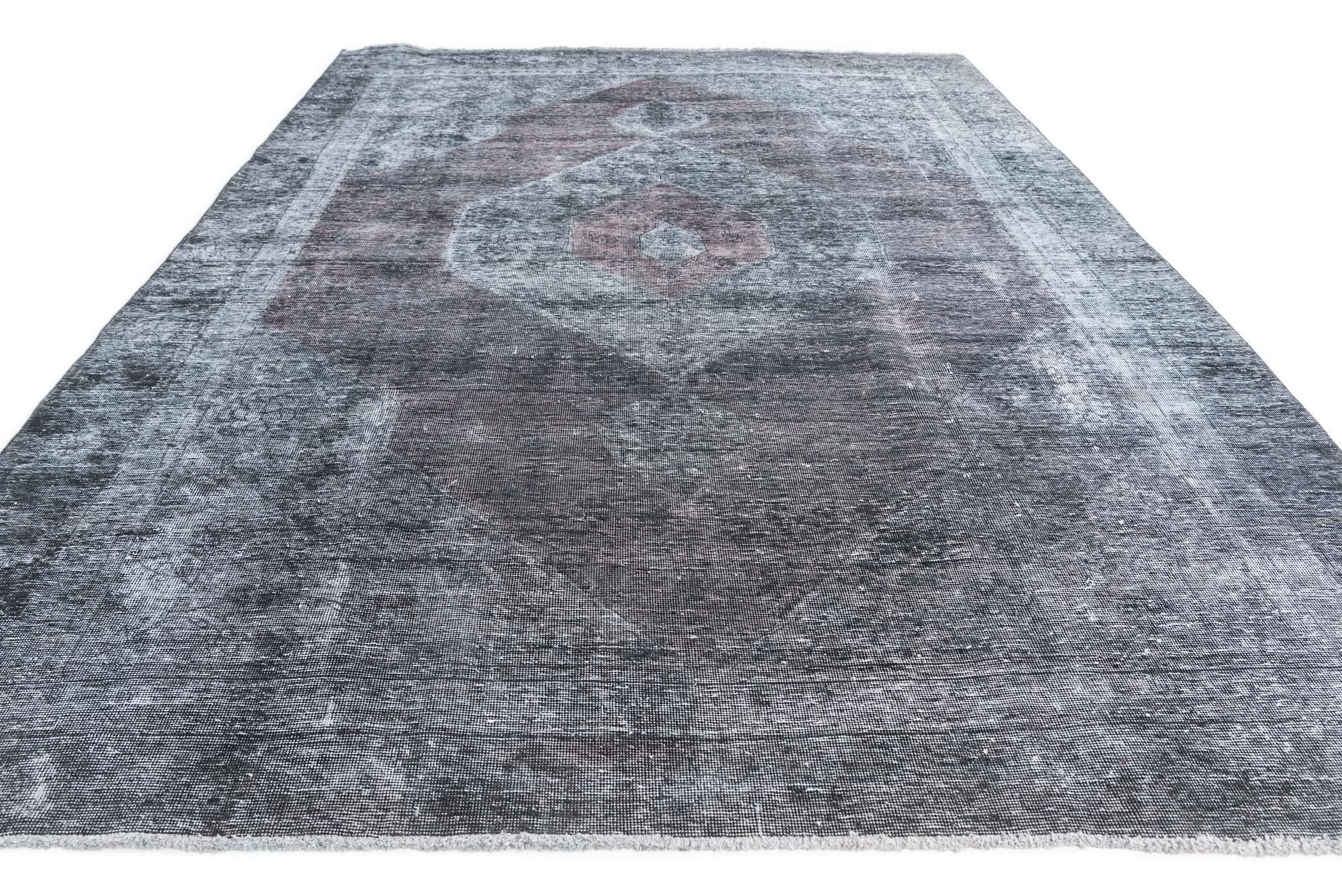 7' 5 x 10' 5 Hand Knotted Ultra Vintage Persian Wool Rug