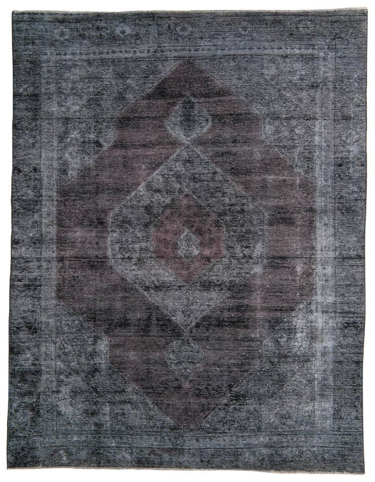 Detail image of 7' 5 x 10' 5 Hand Knotted Ultra Vintage Persian Wool Rug