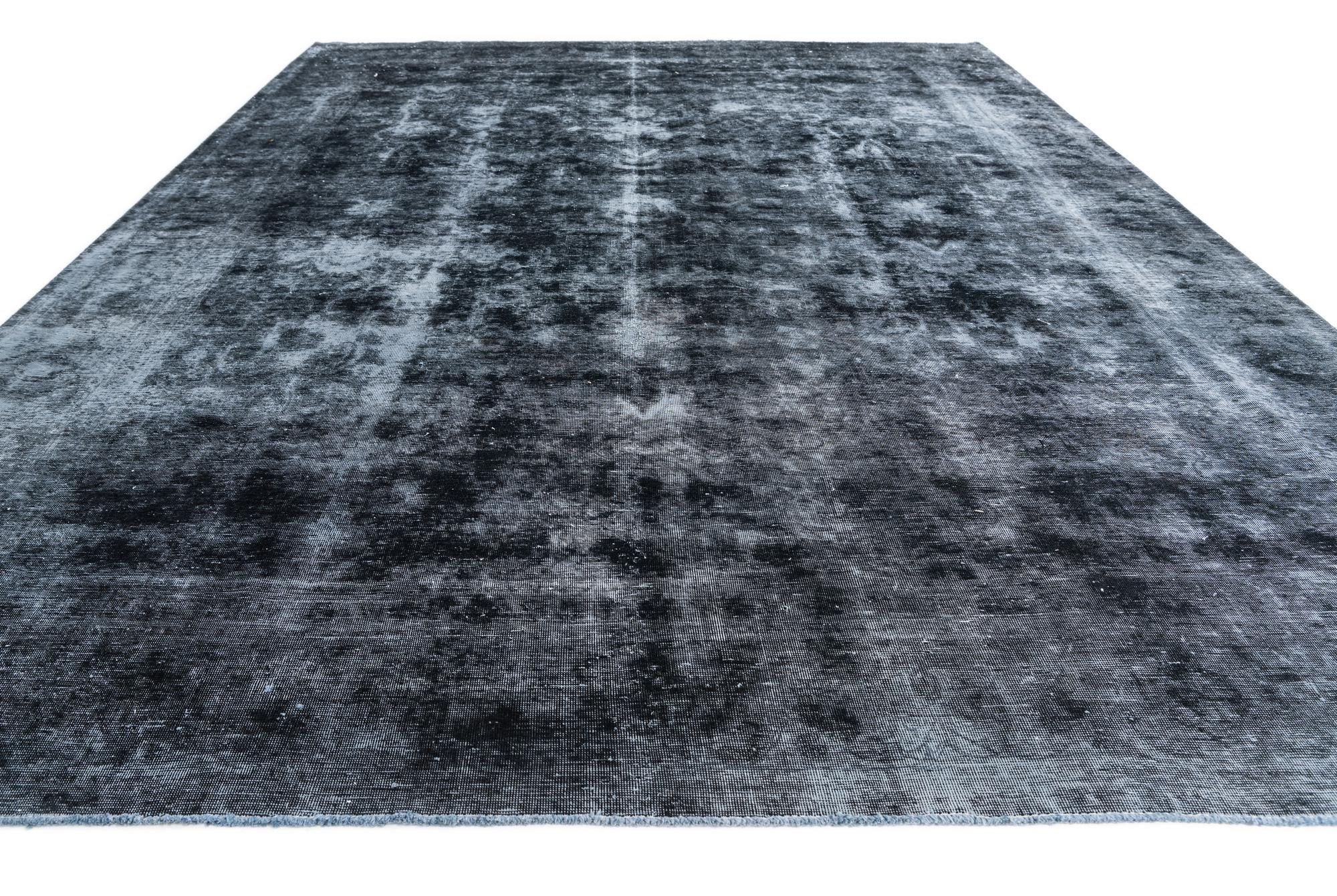 9' 4 x 12' 6 Hand Knotted Ultra Vintage Persian Wool Rug