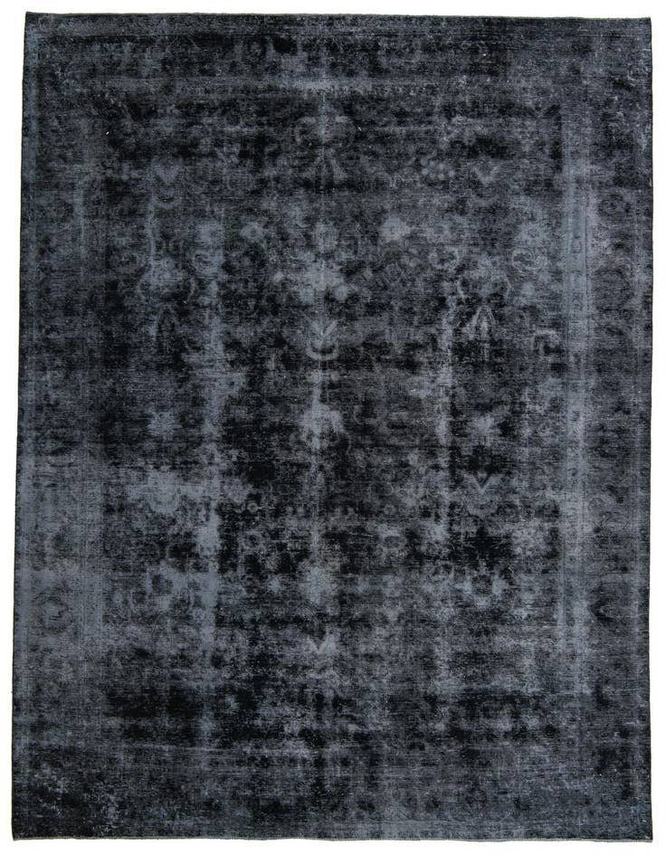 Detail image of 9' 4 x 12' 6 Hand Knotted Ultra Vintage Persian Wool Rug