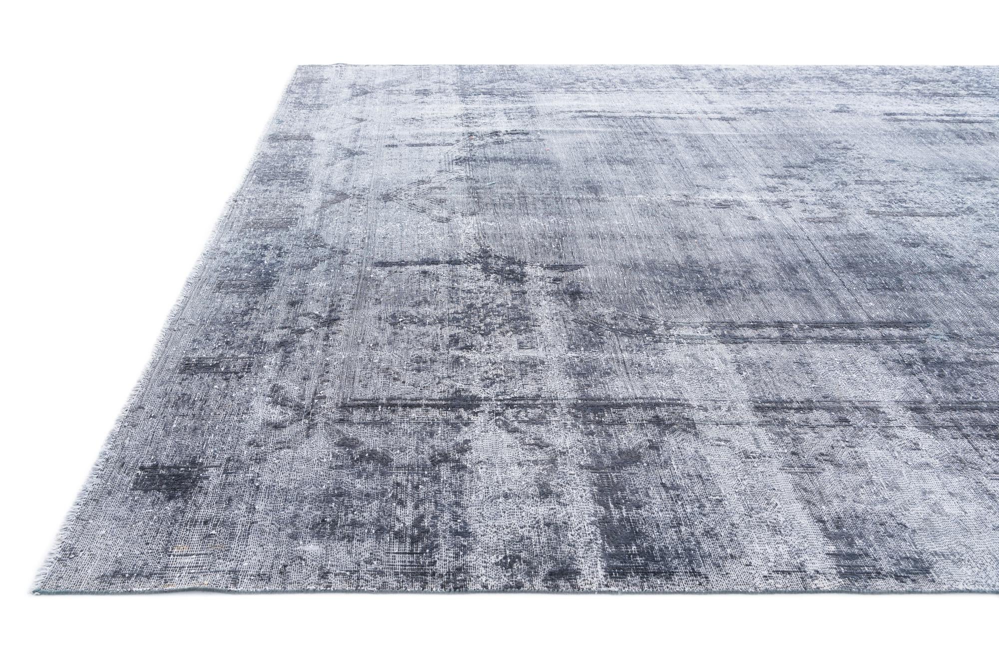 9' 1 x 12' 8 Hand Knotted Ultra Vintage Persian Wool Rug