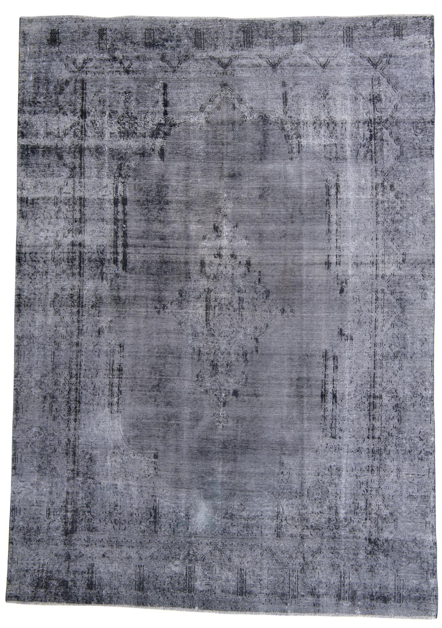 9' 1 x 12' 8 Hand Knotted Ultra Vintage Persian Wool Rug