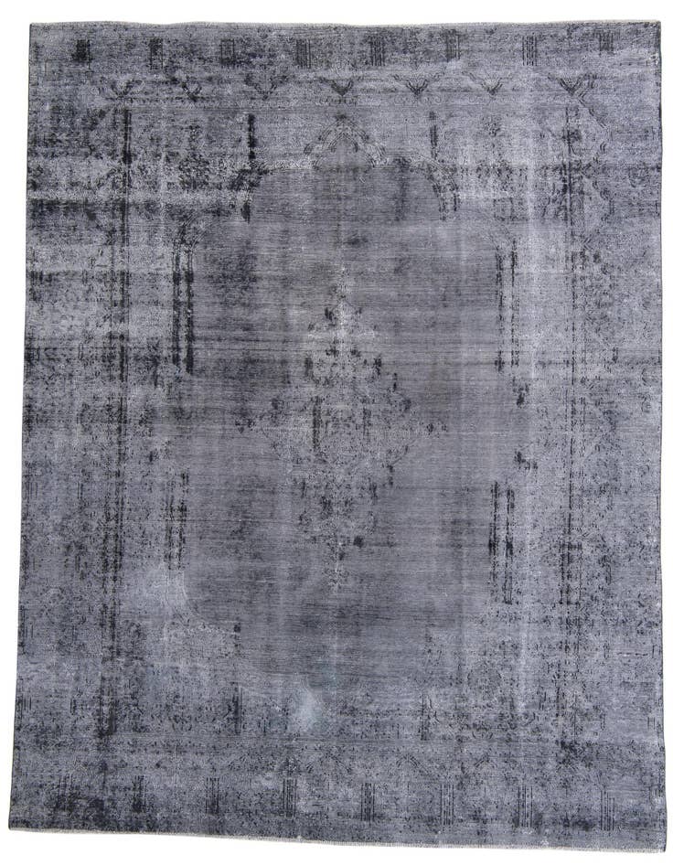 Detail image of 9' 1 x 12' 8 Hand Knotted Ultra Vintage Persian Wool Rug