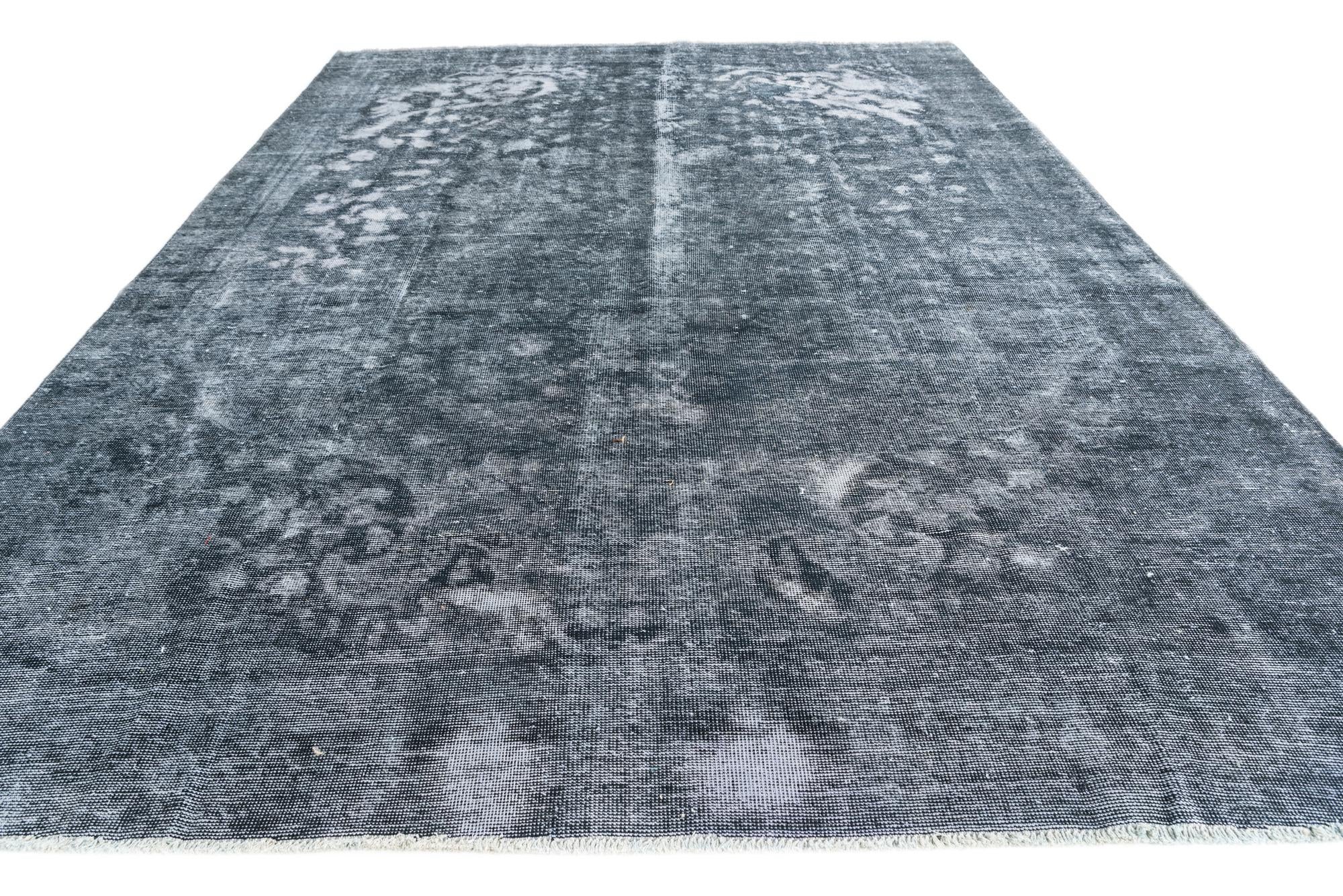 8' 4 x 11' 7 Hand Knotted Ultra Vintage Persian Wool Rug