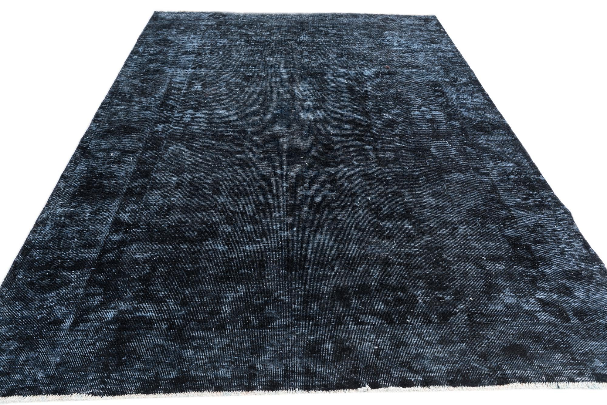 6' 5 x 9' 2 Hand Knotted Ultra Vintage Persian Wool Rug