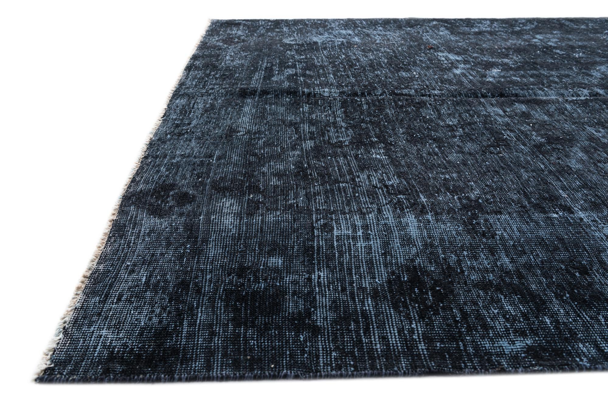 6' 5 x 9' 2 Hand Knotted Ultra Vintage Persian Wool Rug