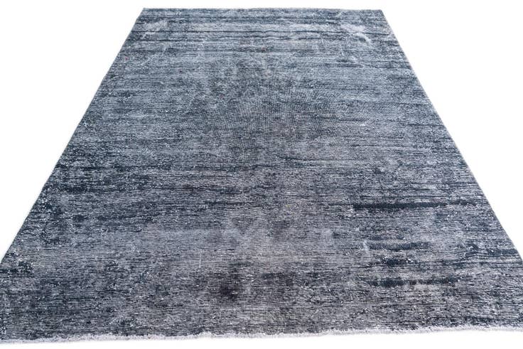 Detail image of 5' 9 x 8' 3 Hand Knotted Ultra Vintage Persian Wool Rug