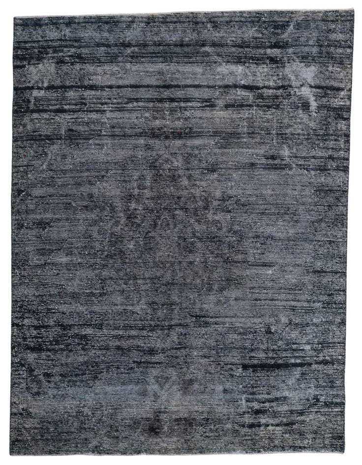 Detail image of 5' 9 x 8' 3 Hand Knotted Ultra Vintage Persian Wool Rug