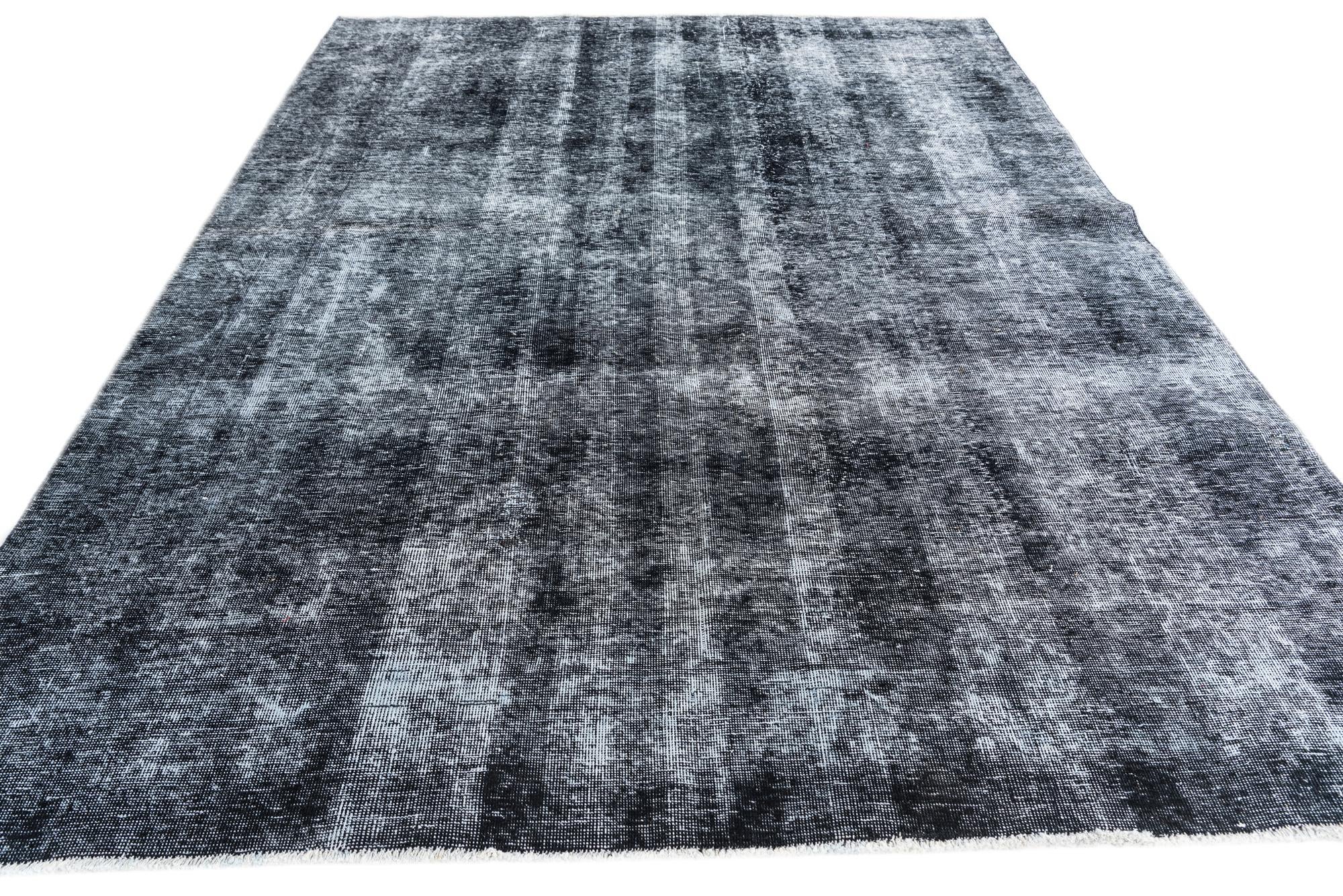 7' 1 x 9' 1 Hand Knotted Ultra Vintage Persian Wool Rug