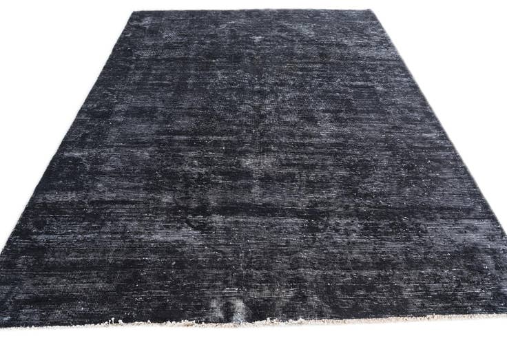 Detail image of 6' 2 x 8' 8 Hand Knotted Ultra Vintage Persian Wool Rug