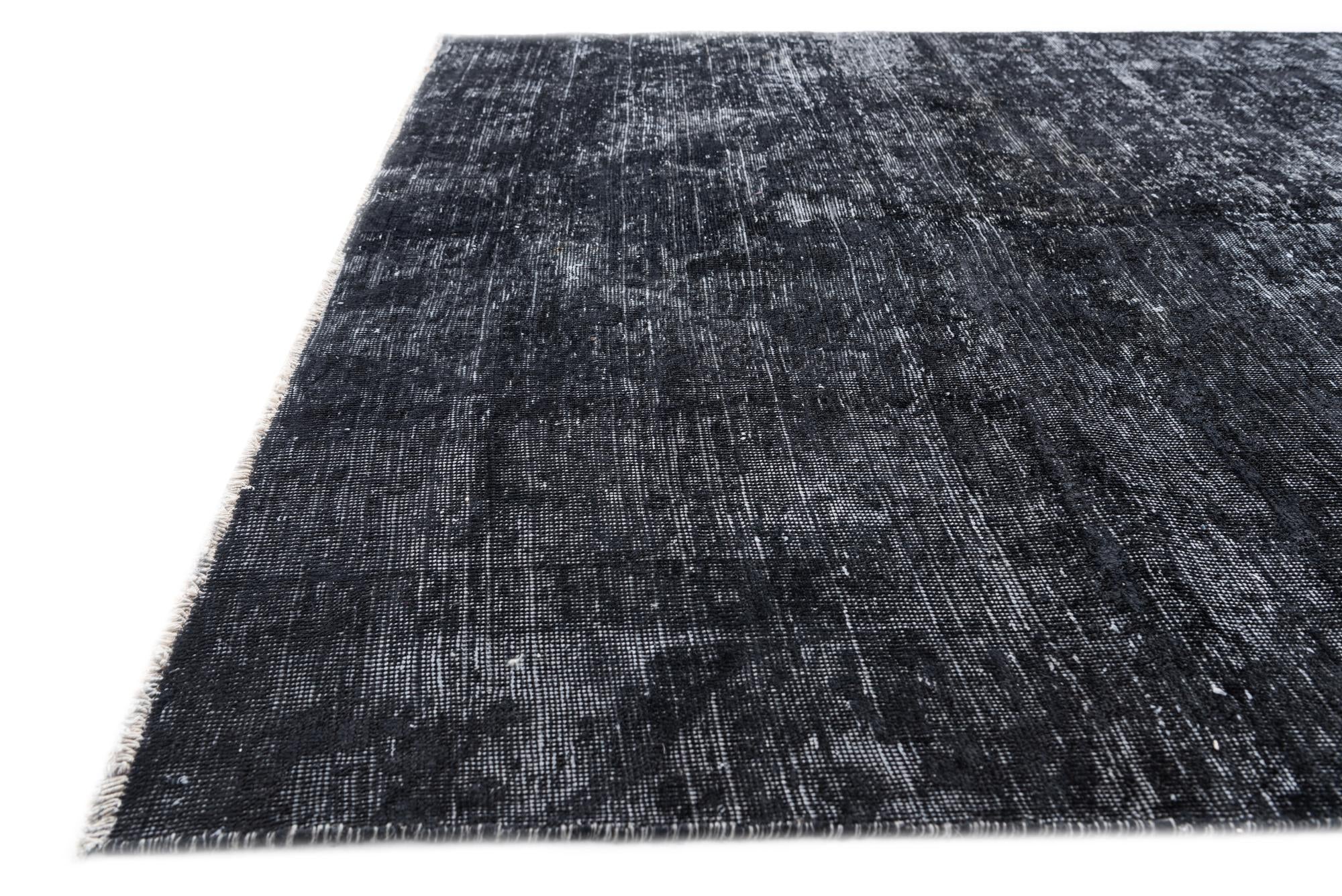 6' 2 x 8' 8 Hand Knotted Ultra Vintage Persian Wool Rug
