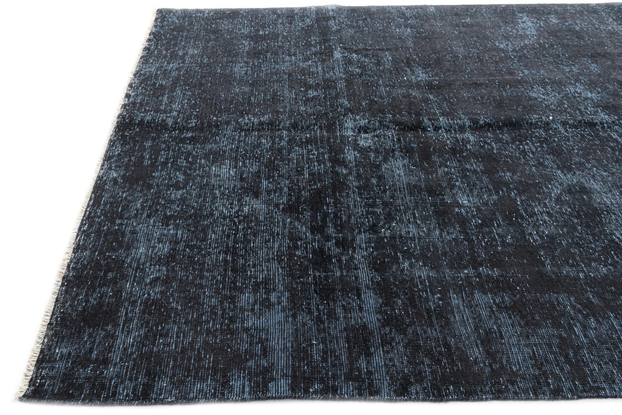 6' 5 x 9' 6 Hand Knotted Ultra Vintage Persian Wool Rug