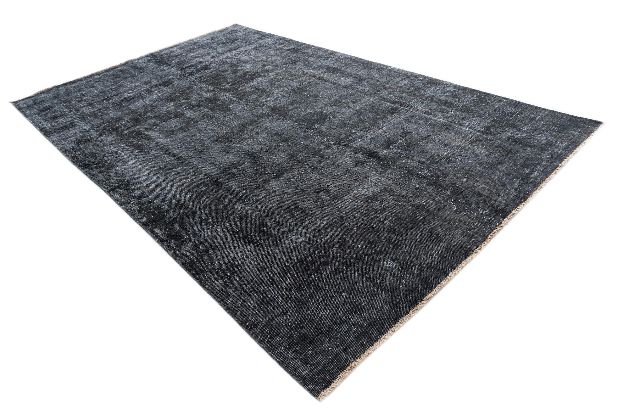 6' 5 x 10' Hand Knotted Ultra Vintage Persian Wool Rug