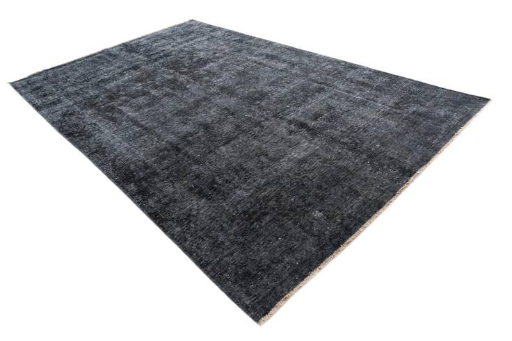 Detail image of 6' 5 x 10' Hand Knotted Ultra Vintage Persian Wool Rug