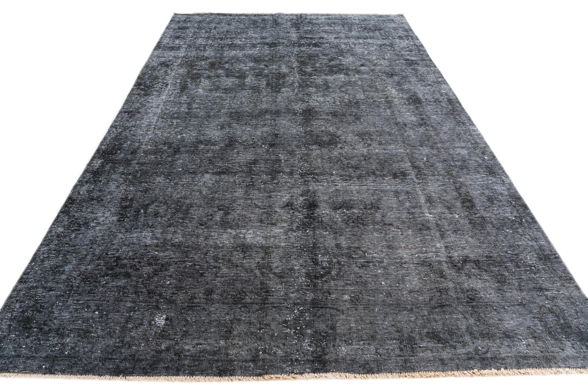 6' 5 x 10' Hand Knotted Ultra Vintage Persian Wool Rug