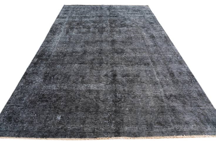 Detail image of 6' 5 x 10' Hand Knotted Ultra Vintage Persian Wool Rug