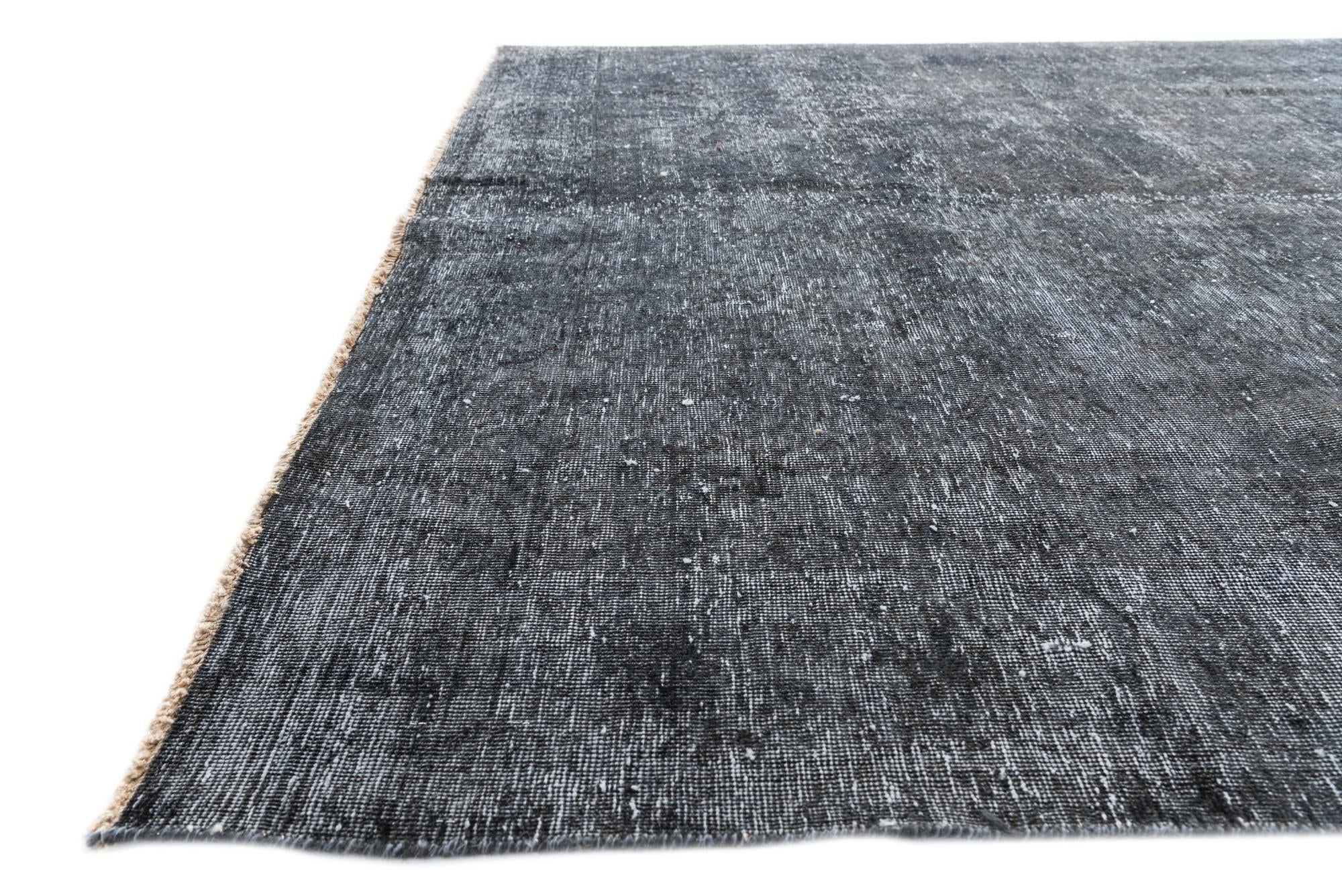 6' 5 x 10' Hand Knotted Ultra Vintage Persian Wool Rug