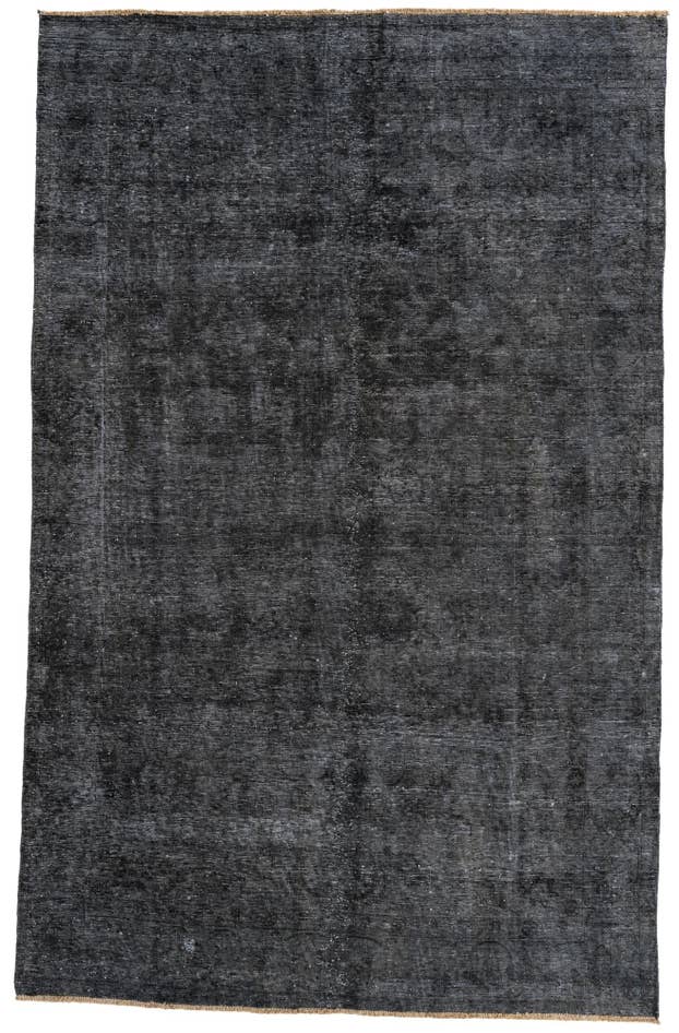 Detail image of 6' 5 x 10' Hand Knotted Ultra Vintage Persian Wool Rug