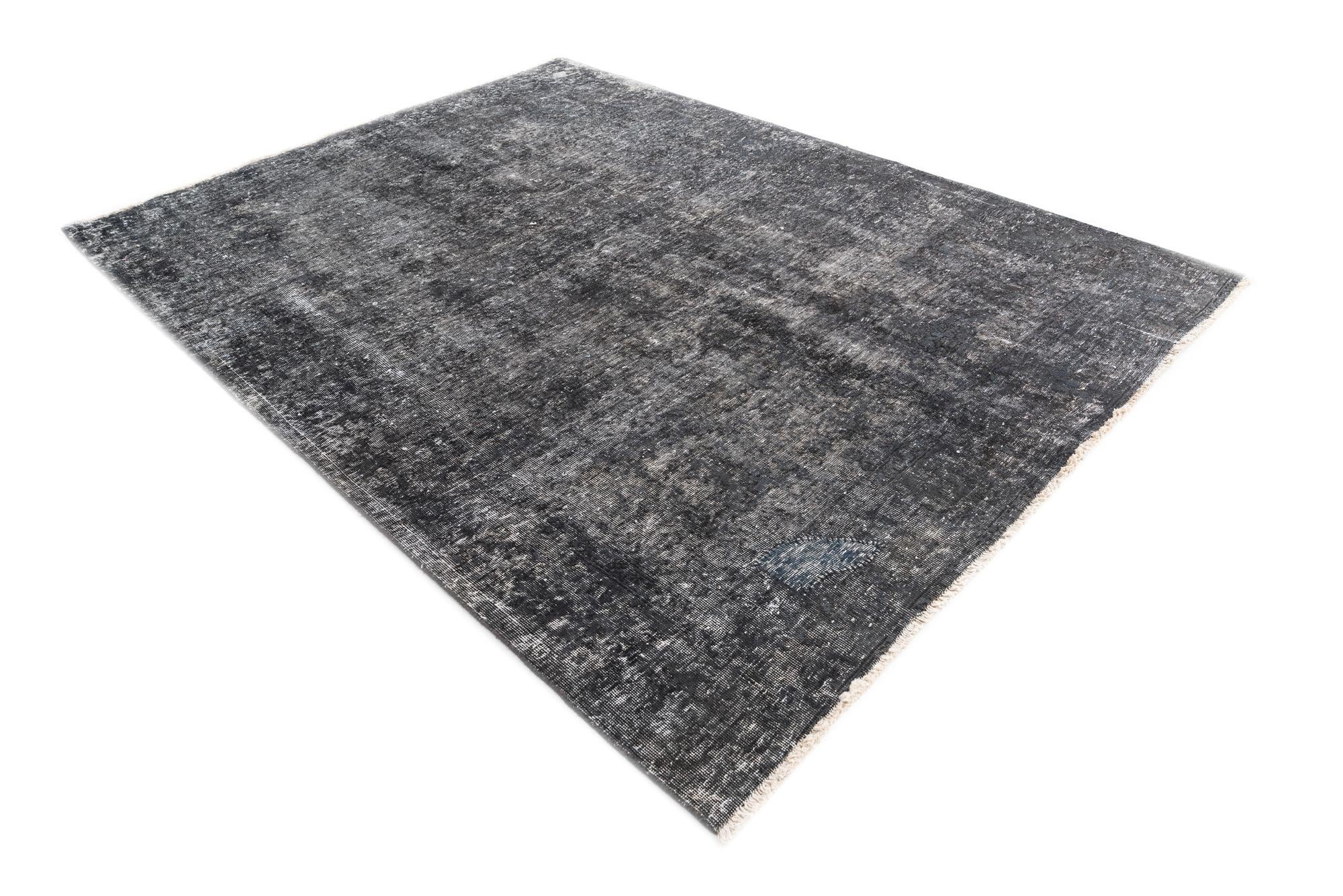 6' 4 x 8' 7 Hand Knotted Ultra Vintage Persian Wool Rug