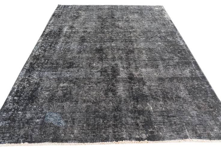 Detail image of 6' 4 x 8' 7 Hand Knotted Ultra Vintage Persian Wool Rug