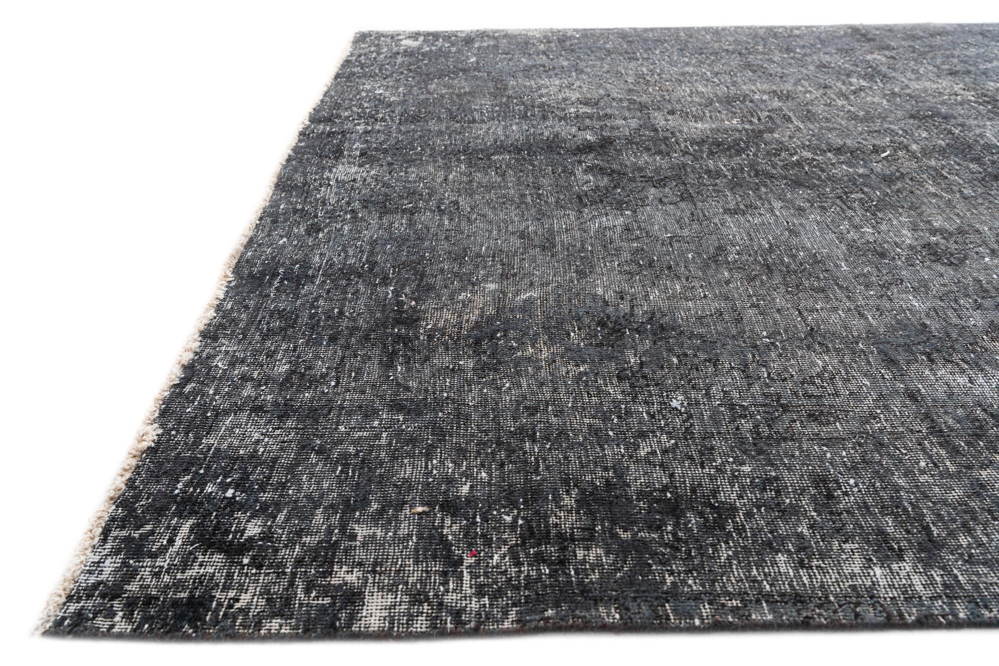 6' 4 x 8' 7 Hand Knotted Ultra Vintage Persian Wool Rug