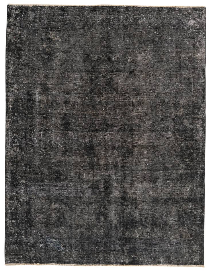 Detail image of 6' 4 x 8' 7 Hand Knotted Ultra Vintage Persian Wool Rug