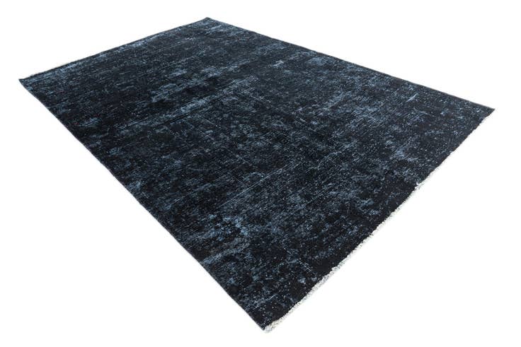 Detail image of 6' 4 x 9' 5 Hand Knotted Ultra Vintage Persian Wool Rug