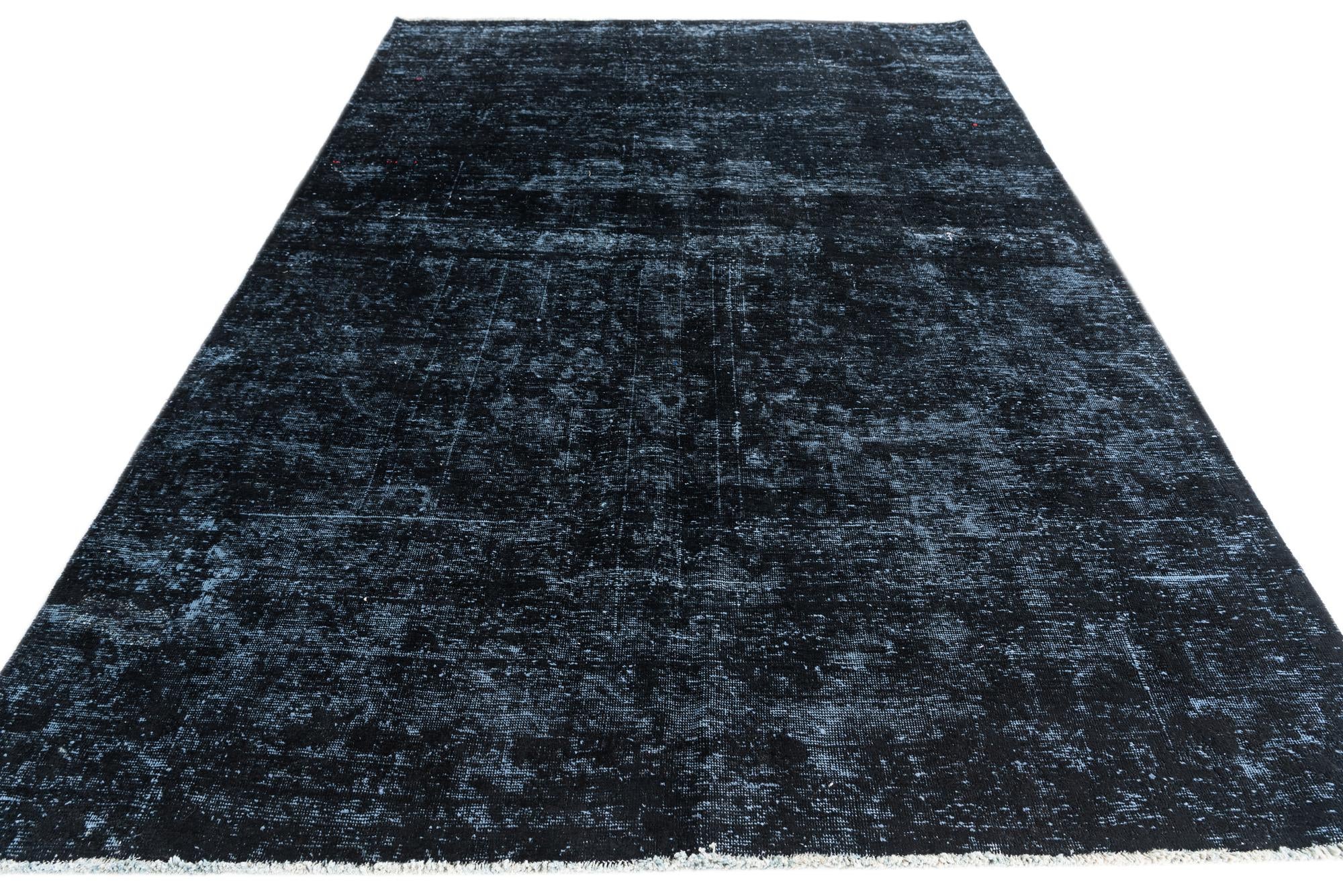 6' 4 x 9' 5 Hand Knotted Ultra Vintage Persian Wool Rug