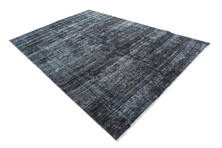Detail image of 6' 3 x 9' Hand Knotted Ultra Vintage Persian Wool Rug