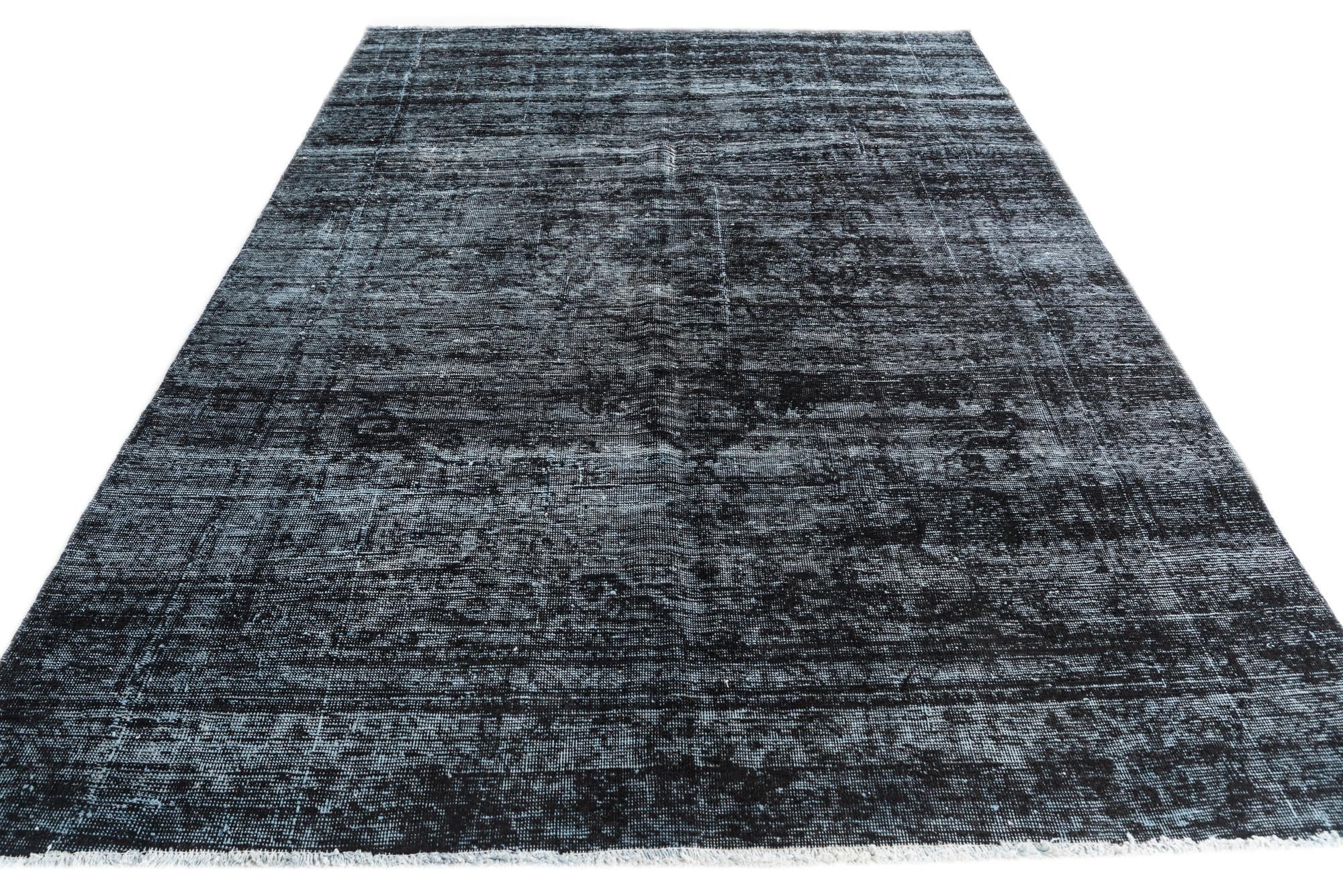 6' 3 x 9' Hand Knotted Ultra Vintage Persian Wool Rug