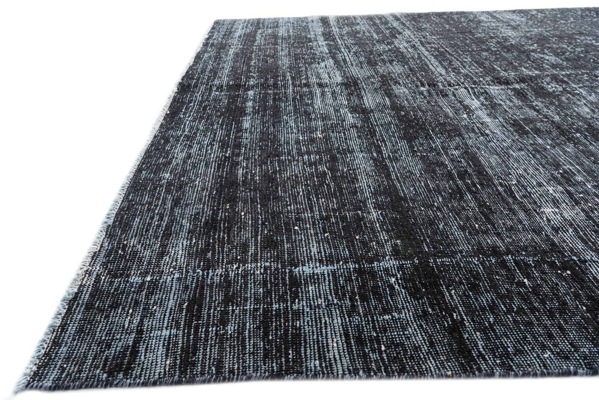6' 3 x 9' Hand Knotted Ultra Vintage Persian Wool Rug