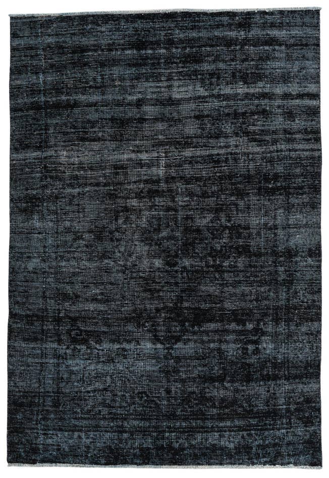 Detail image of 6' 3 x 9' Hand Knotted Ultra Vintage Persian Wool Rug
