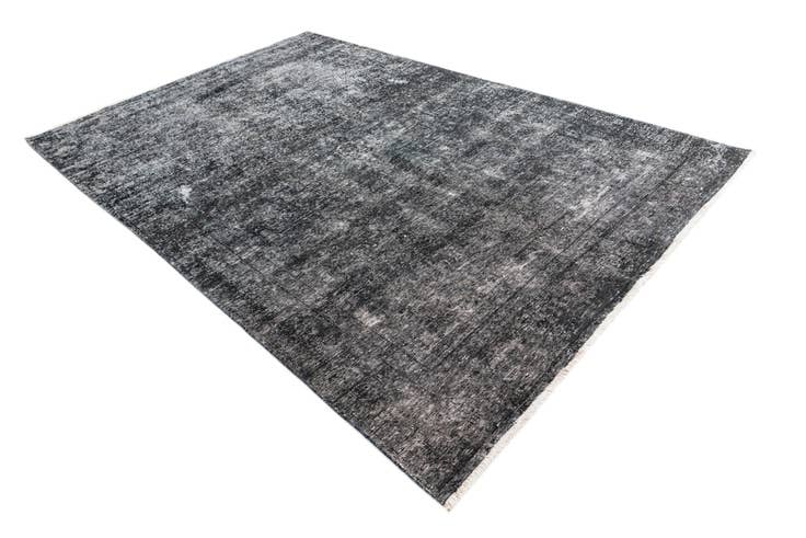 Detail image of 6' 1 x 9' 3 Hand Knotted Ultra Vintage Persian Wool Rug