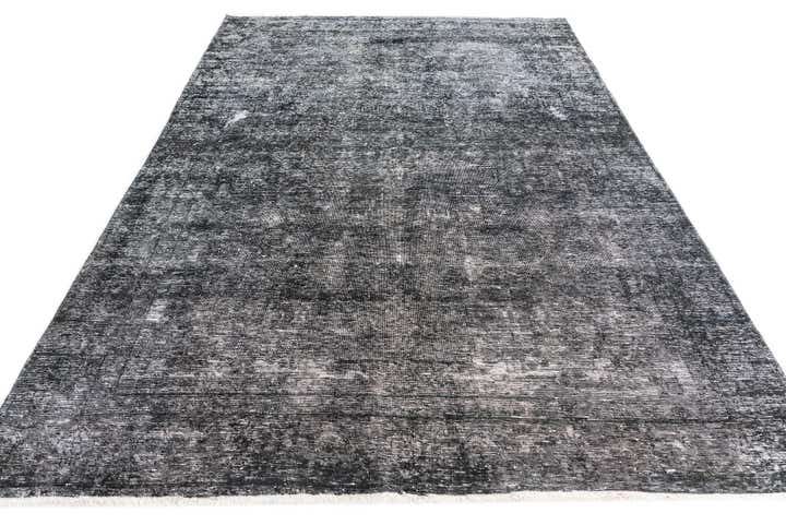 6' 1 x 9' 3 Hand Knotted Ultra Vintage Persian Wool Rug