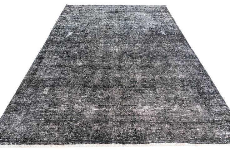 Detail image of 6' 1 x 9' 3 Hand Knotted Ultra Vintage Persian Wool Rug
