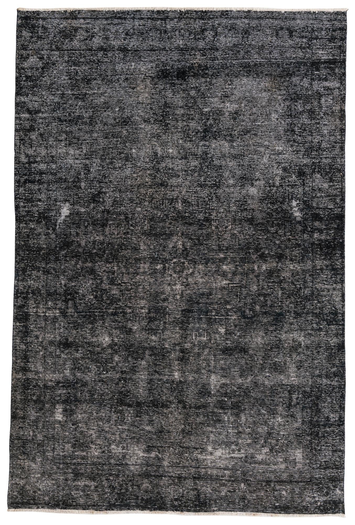 6' 1 x 9' 3 Hand Knotted Ultra Vintage Persian Wool Rug