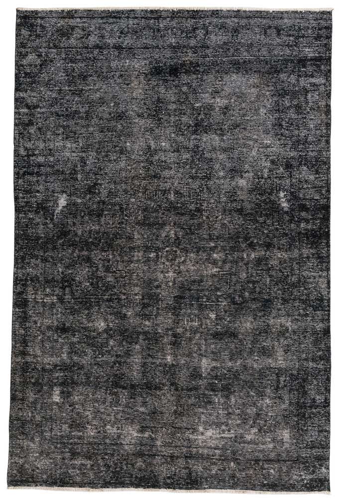 6' 1 x 9' 3 Hand Knotted Ultra Vintage Persian Wool Rug