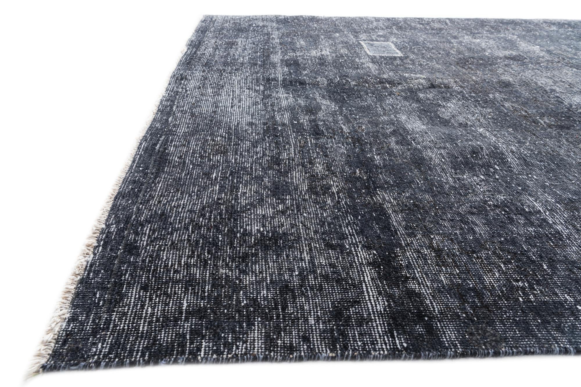 6' 5 x 8' 7 Hand Knotted Ultra Vintage Persian Wool Rug