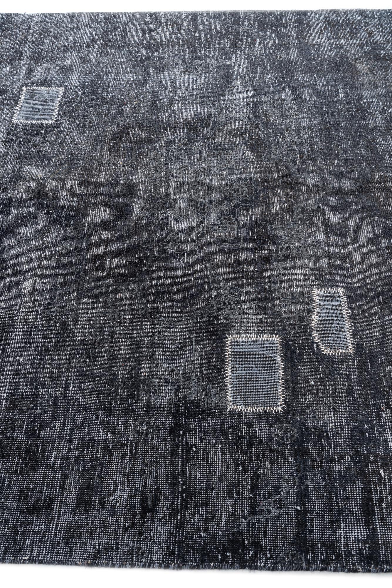 6' 5 x 8' 7 Hand Knotted Ultra Vintage Persian Wool Rug