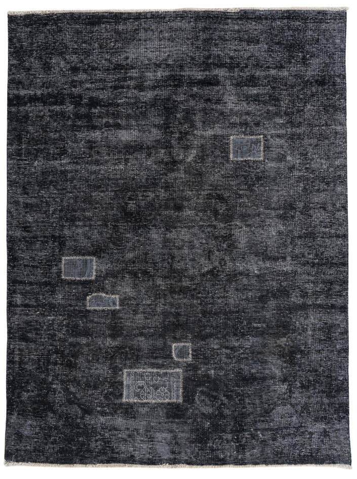 Detail image of 6' 5 x 8' 7 Hand Knotted Ultra Vintage Persian Wool Rug